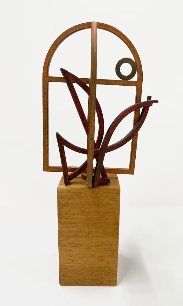 Bird Brain, 1988-94
Metal, wood base
13.5 x 5.75 x 4.5 in. (34.3 x 5.75 x 4.5 cm)
ROT-1065-C