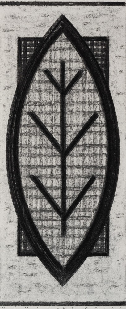 Leaf, 2025
Vine charcoal on paper
Paper: 21.38 x 8.75 in. (54.3 x 22.2 cm)
Frame: 27.38 x 14.38 in. (74.63 x 36.53 cm)
Weis-1089-C