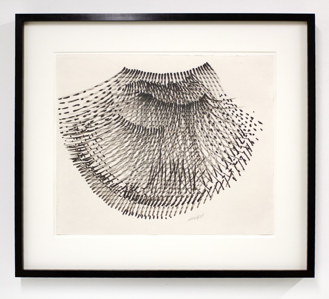 Untitled, 1958
Mixed media on paper
Paper: 16.5 x 20 in. (41.9 x 50.8 cm)
Frame: 24.5 x 27.5 in. (62.2 x 69.8 cm)
Mack-1000-O