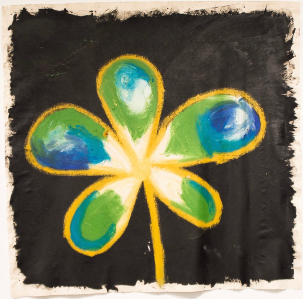 for you I hope (you became an ancestor god ma), 2021
Oil stick, paper, acrylic
54 x 50 in. (137.2 x 127 cm)
Maso-1048-C
