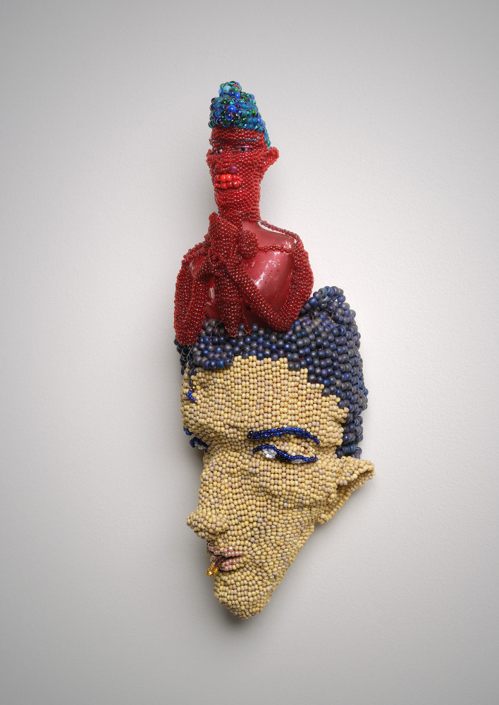 From the Day After Rape Series: The Devil Made Me!,&amp;nbsp;2008

Commercial glass, peyote stitched glass beads, thread, fabric

11 3/4 x 4 1/4 x 3 3/4 in. (29.9 x 10.8 x 9.5 cm)

SCO-0327-C