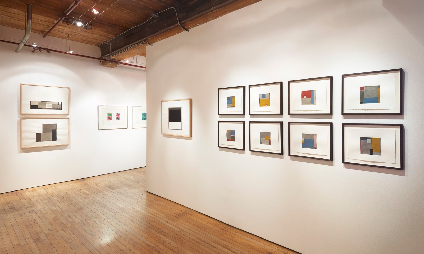 Installation of&amp;nbsp;Timothy App:&amp;nbsp;The Aesthetics of Precision,&amp;nbsp;Forty-Five Years of Works on Paper&amp;nbsp;at Goya Contemporary, Baltimore, MD.