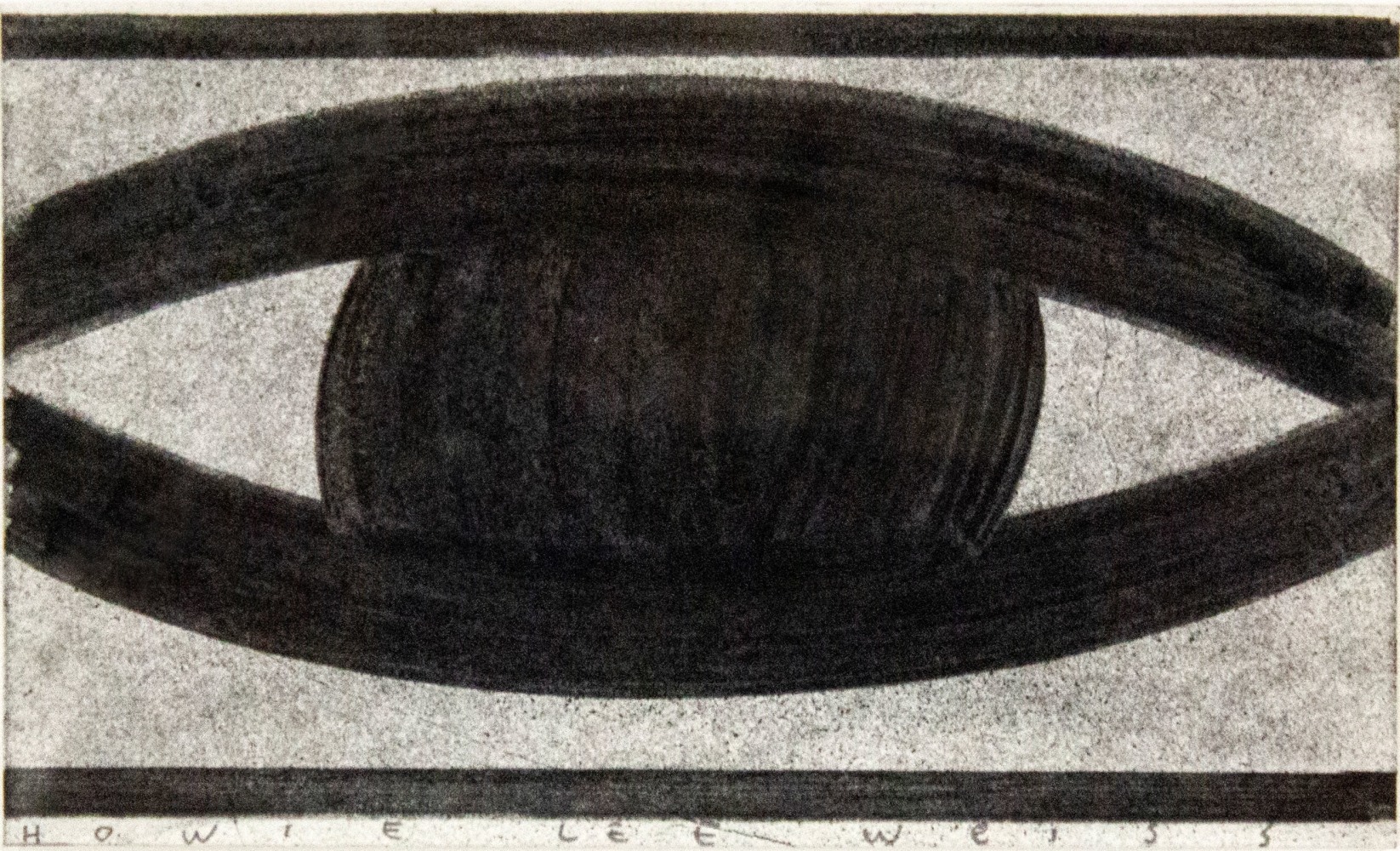 Untitled (Eye 2), 2024
Vine charcoal on paper
Paper: 4.5 x 7.5 in. (11.4 x 19.1 cm)
Frame: 11.38 x 14.5 in. (28.91 x 36.83 cm)
Weis-1093-C