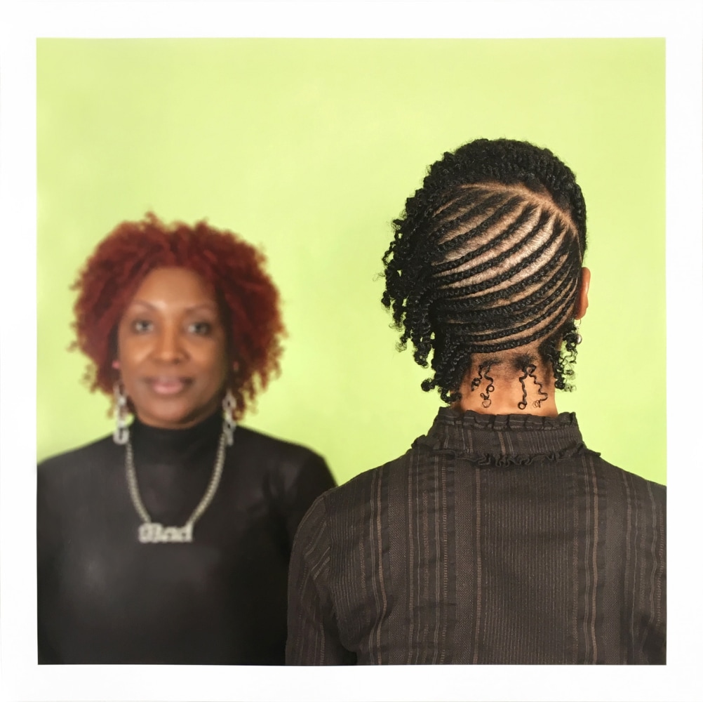 Hair Craft Project with Anita,&amp;nbsp;2014
Pigment print on archival paper
29 x 29 in. (73.7 x 73.7 cm)
Edition of 10
Clar-1022-C