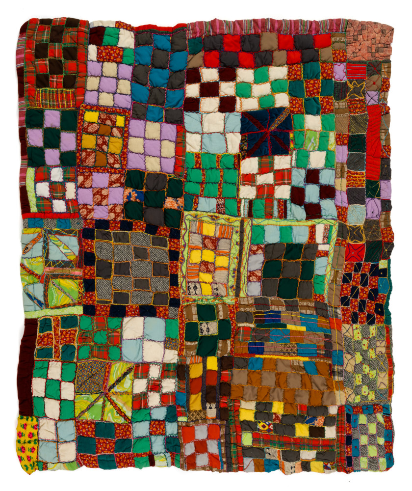 Stamp #2, circa 1990&amp;#39;s&amp;nbsp;
Fabric, thread, mixed media
65 1/2 x 63 in. (166.4 x 160 cm)
TScot-1016-C