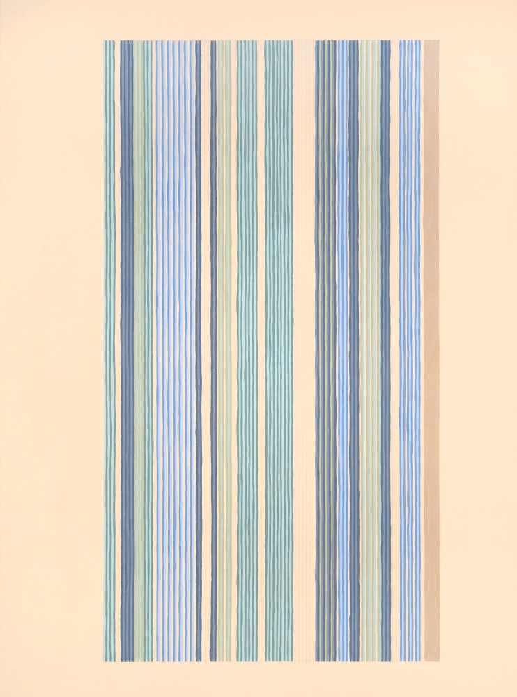 Gene Davis
Blue Bird, 1978
Acrylic on Canvas
93 3/4 x 68 in. (238.1 x 172.7 cm)
Private collection