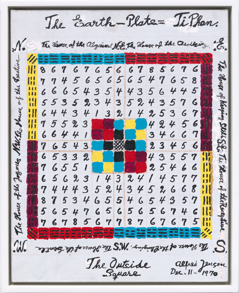 The Outside Square, The Earth Plate, 1970
Oil on canvas
25 x 20 inches
Jens-1030-C
