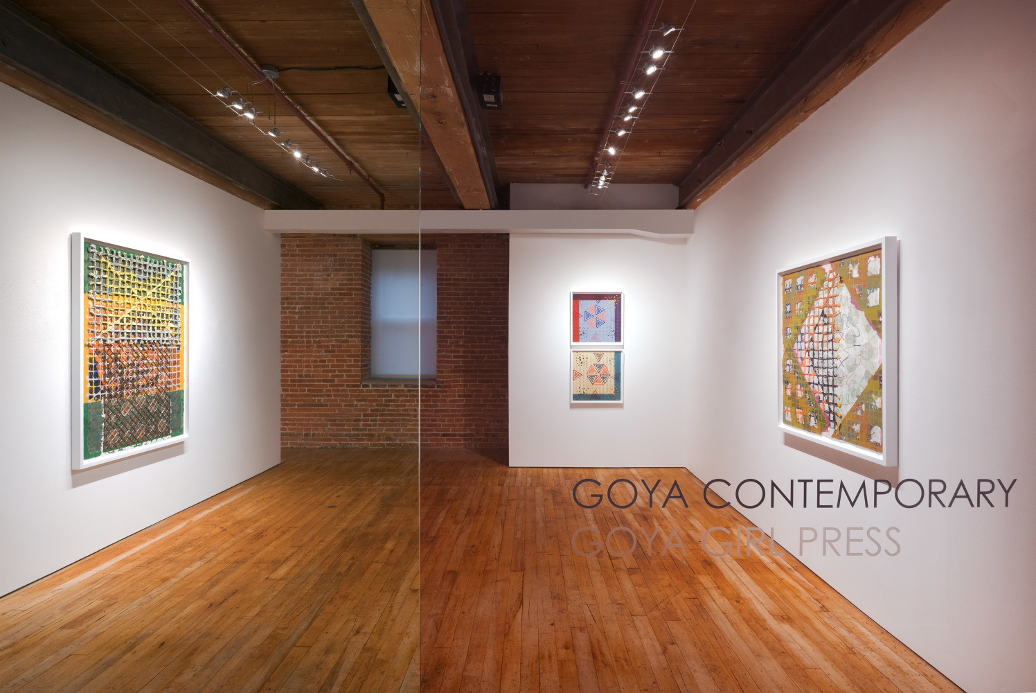 Installation&amp;nbsp;of Alan Shields: Of His Time and Ahead Of His Time at Goya Contemporary Gallery, Baltimore, MD.