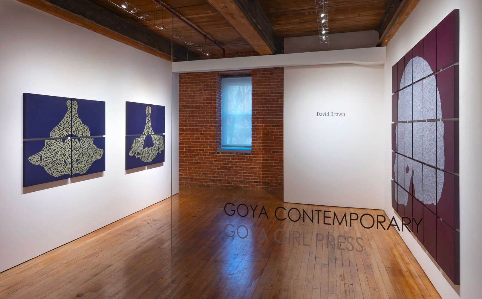 David Brown at Goya Contemporary Gallery, Baltimore, MD.