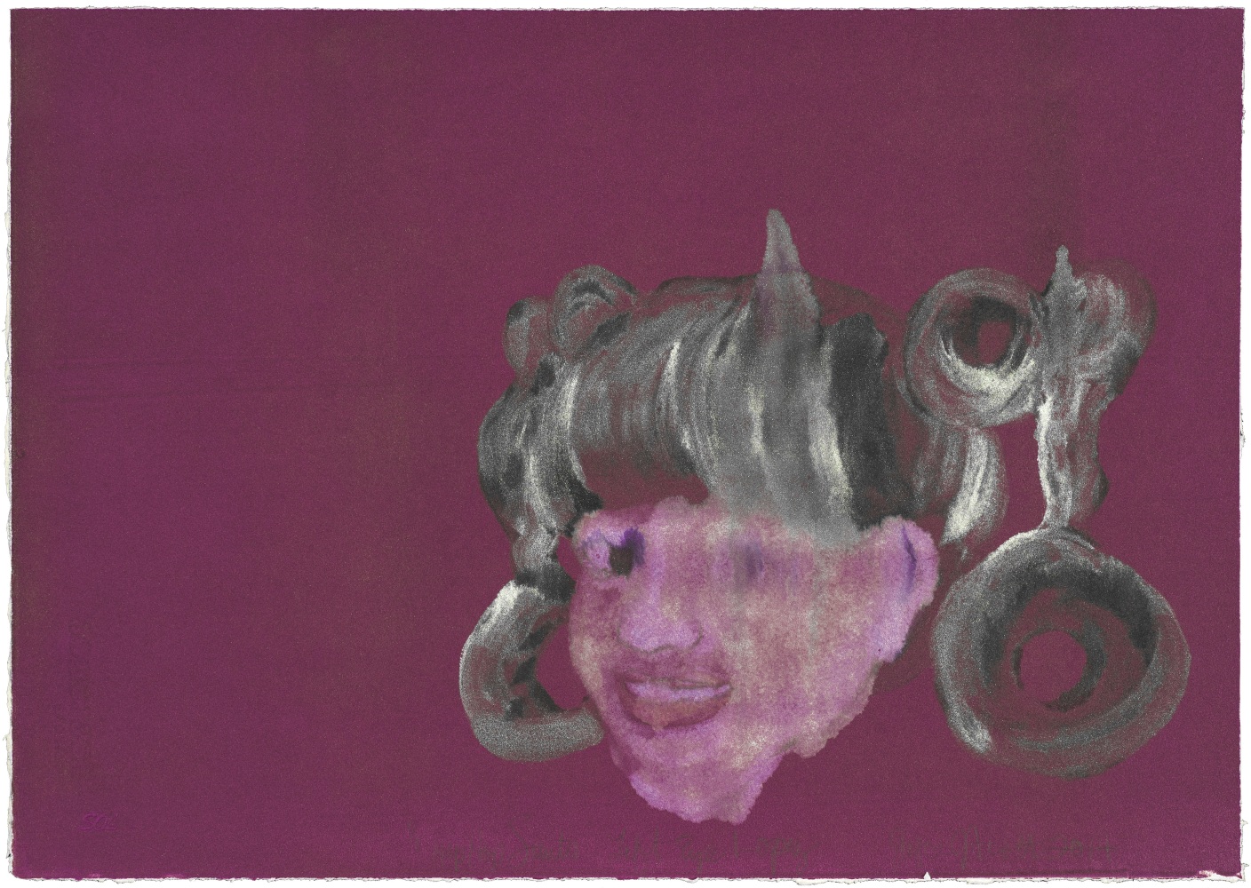 Hip Hop Saints and Fallen Angels: Left Eye Lopez, 2014&amp;nbsp;
Monotype
14 x 19 3/4 in. (35.6 x 50.2 cm)
Published by Goya Contemporary / Goya-Girl Press
Scot-1072-C