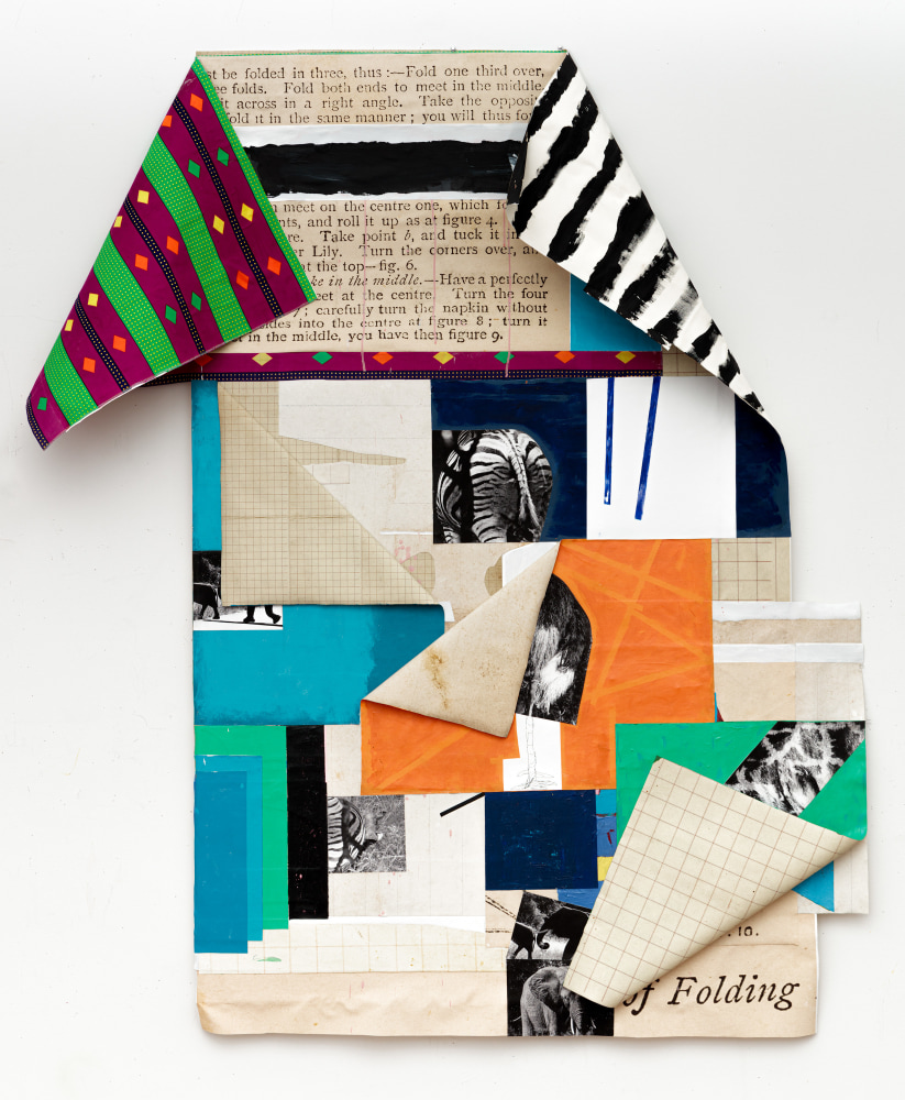 Jo Smail
Songs of Folding and Hiding, 2022
Collage, digital print, acrylic, ink on canvas
76 x 73 x 9 in. (193 x 185.4 x 22.9 cm)
Smai-1486-C