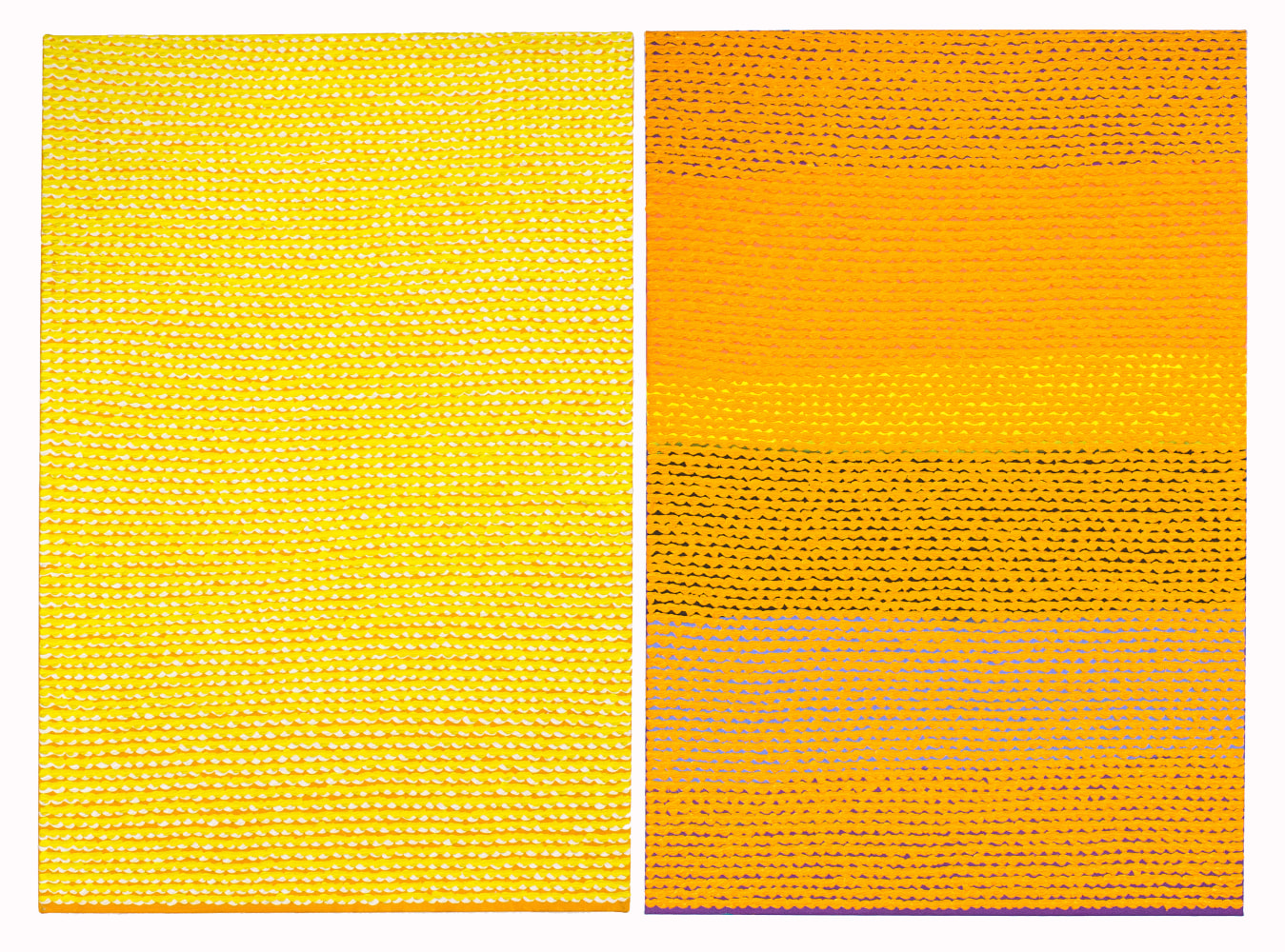 Untitled (Yellow and Orange), 2010 
Oil on Canvas
36 x 48 in. (91.4 x 121.9 cm)
Kees-1020-C
