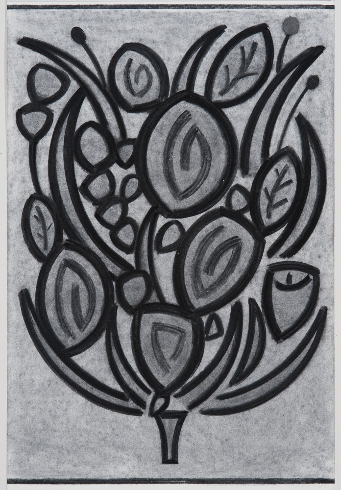 Untitled II, (From the Centerpiece Series), 2012
Vine charcoal on paper
Paper: 24 1/4 x 16 1/4 in. (61.6 x 41.3 cm)
Frame: 31 1/4 x 23 1/4 in. (79.4 x 59 cm)
Weis-1024-C