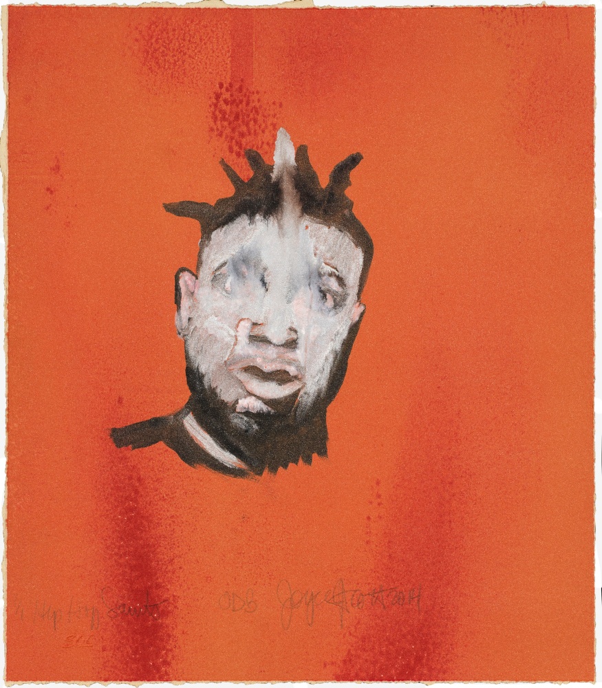 Hip Hop Saints and Fallen Angels: ODB, 2014&amp;nbsp;
Monotype
Print: 12 x 9 in. (30.5 x 22.9 cm)
Frame: 17 x 14 in. (43.2 x 35.6 cm)
Published by Goya Contemporary / Goya-Girl Press
Scot-1056-C