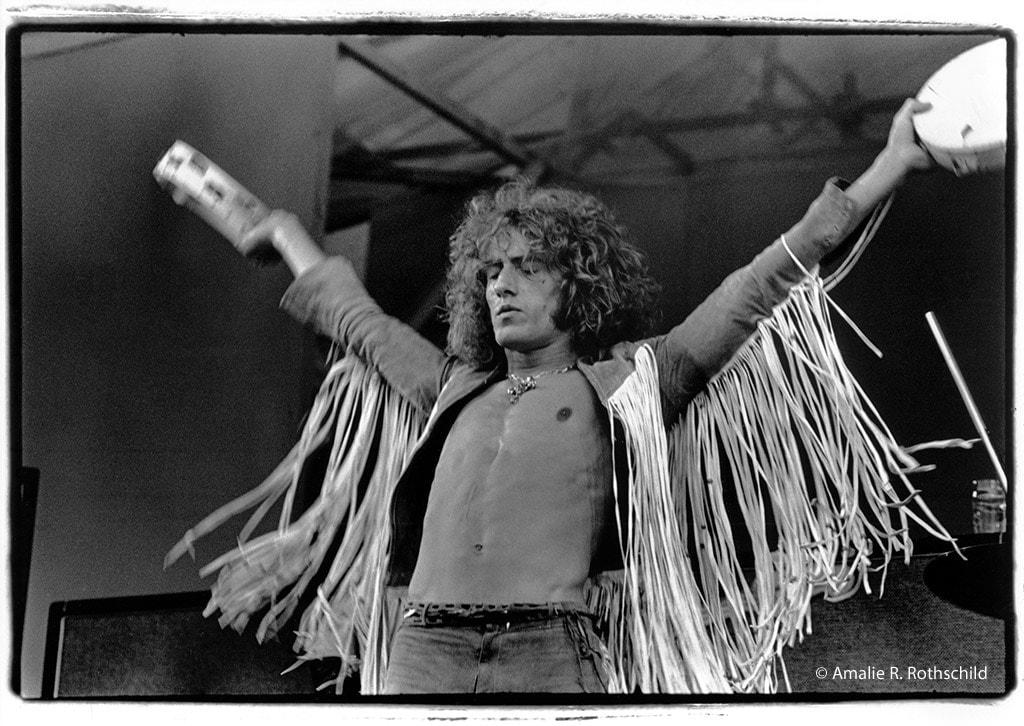 Rodger Daltrey, Isle of Wight, August 30, 1969, 1969&amp;nbsp;
Gelatin silver print
20 x 24 in. (50.8 x 61 cm)
Edition 14 of 250
ARR-1006-C