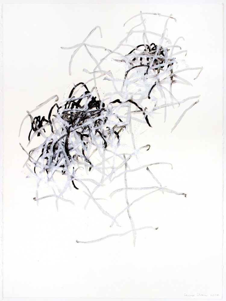 Untitled (Spiders), 2002&amp;nbsp;
Oil Stick on paper
22 1/2 x 30 1/4 in. (57.15 x 76.84 cm)
CHA-0443-C