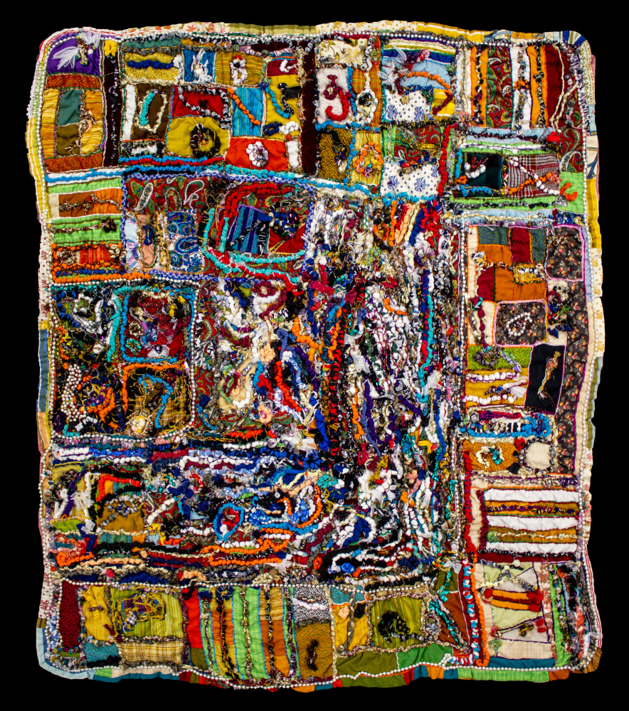 Birthday, 1997&amp;nbsp;
Fabric, thread, mixed media
62 x 55 1/2 in.&amp;nbsp;(157.5 x 141 cm)
TScot-1019-C