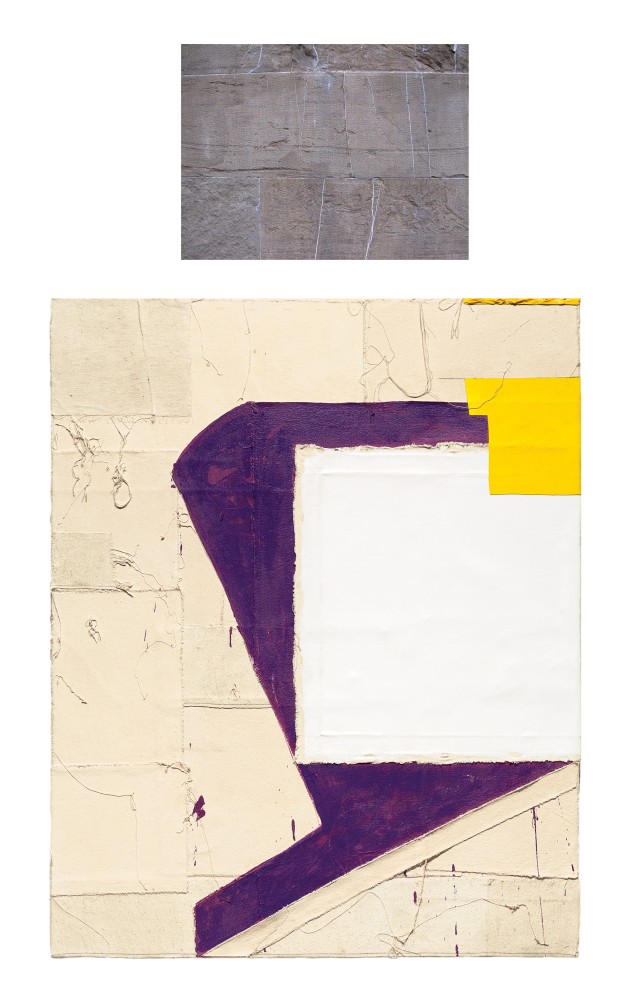 Angel&amp;#39;s Gaze,&amp;nbsp;2014

Archival digital print on paper and acrylic paint collage on canvas. Diptych.

Installed: 68 1/2 x 40 in. (174 x 101.6 cm)

Print: 18 1/2 x 24 in. (47 x 61 cm)

Painting: 50 x 40 in. (127 x 101.6 cm)

Smai-1062-C-OS