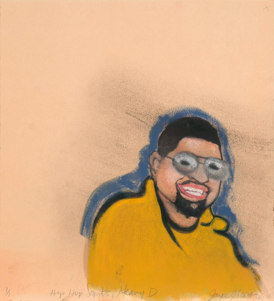 Hip Hop Saints and Fallen Angels: Heavy D, 2014
Monotype
Print: 11 1/2 x 11 1/2 inches
Frame: 16 3/4 x 16 1/2 inches
Published by Goya Contemporary / Goya-Girl Press
Scot-1054-C