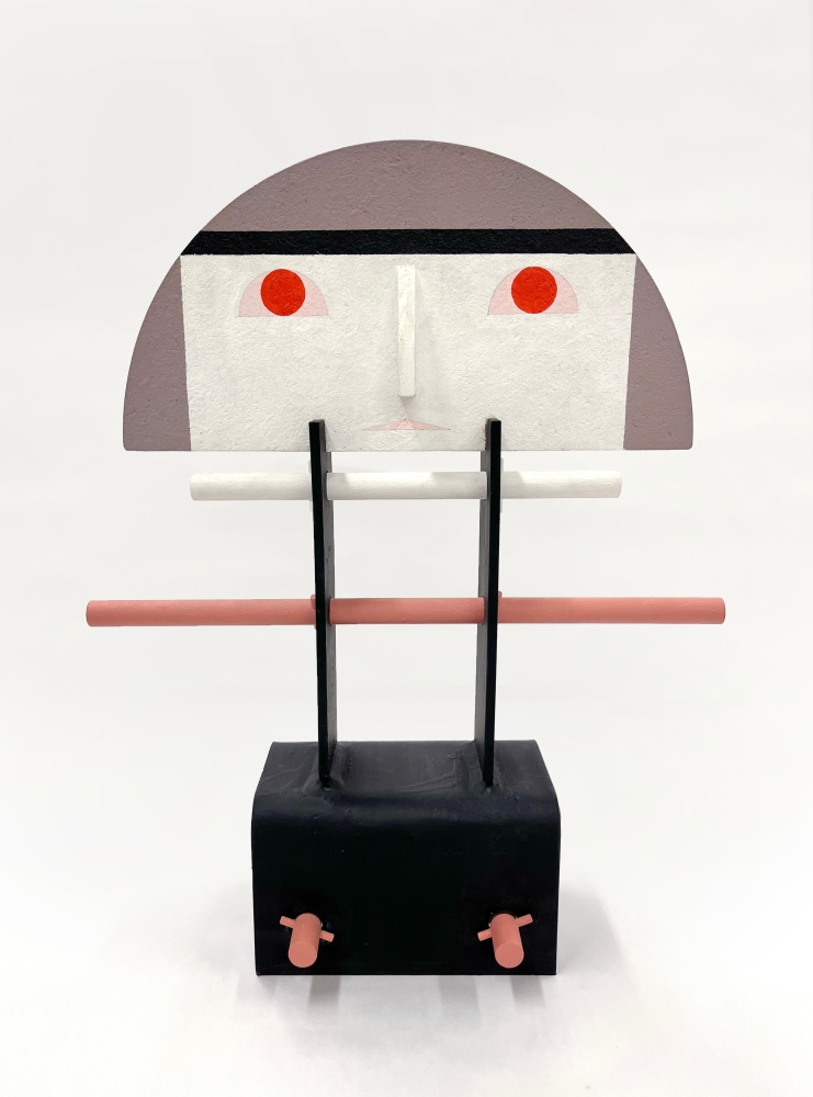 Ego, 1991
Steel, wood, acrylic paint
18.25 x 15 x 6 in. (46.4 x 38.1 x 15.2 cm)
ROT-1068-C