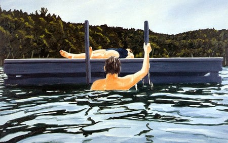 Raft,&amp;nbsp;2002

Oil on canvas

54 x 84 in. (137.2 x 213.4 cm)

Bos-0002-O