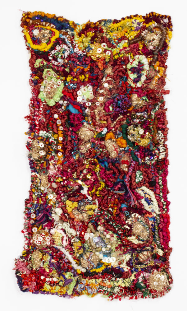 Untitled Prayers, Circa 1999&amp;nbsp;
Fabric, thread, mixed media
28 1/2 x 15 1/2 in. (72.4 x 39.4 cm)
TScot-1010-C