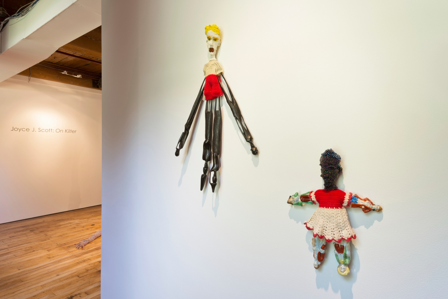 Installation of&amp;nbsp;Joyce J. Scott: On Kilter at Goya Contemporary, Baltimore, MD.