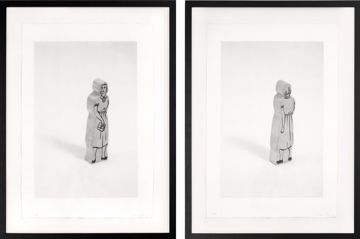 Liliana Porter
Untitled,&amp;nbsp;2012

Lithograph, diptych

Paper: 22 x 15 in. (55.9 x 38.1 cm) each

Frame: 27 1/4 x 20 1/4 in. 69.2 x 51.4 cm) each

AP from an edition of 20

Port-1005-C