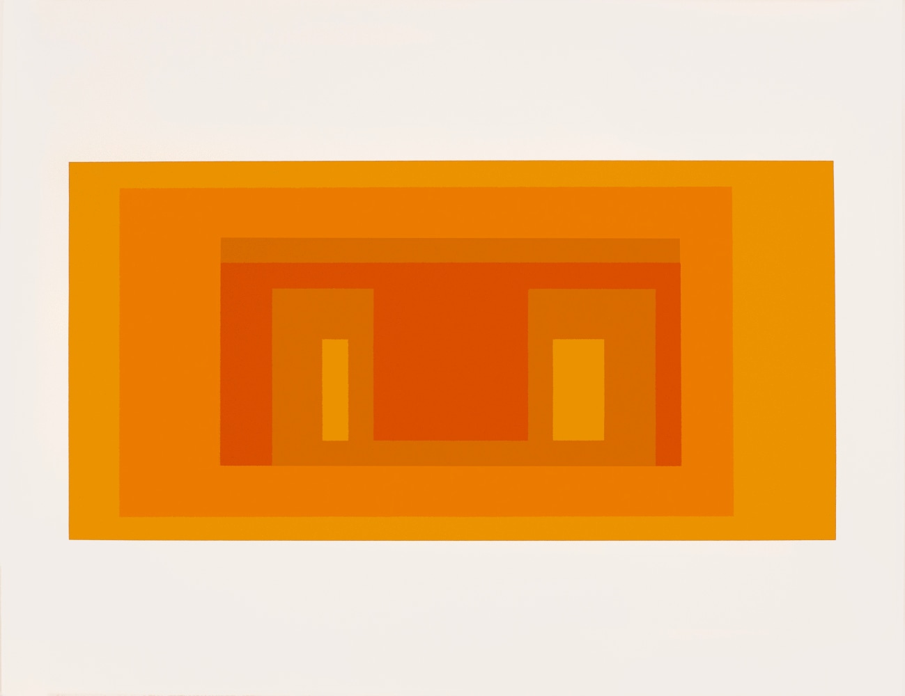 Josef Albers

Variant 4&amp;nbsp;(from the series&amp;nbsp;Six Variants),&amp;nbsp;1969

Screenprint on Arches paper

28 x 36 in. (71.1 x 91.4 cm)

Edition 10 of 150

SOLD

Private Collection