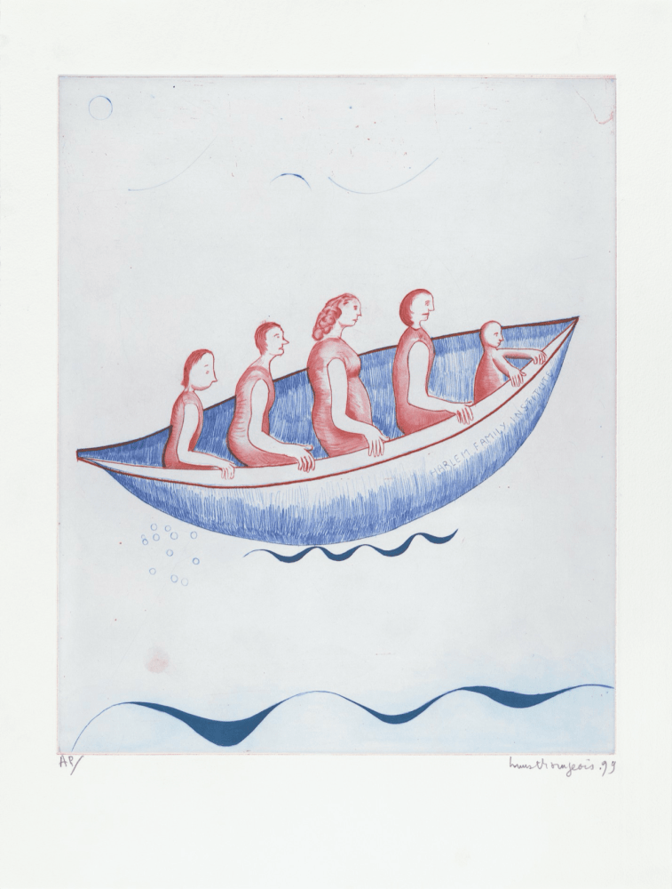 Follow the Child Within You, 1999
Drypoint engraving and aquatint
24 x 20 in. (61 x 51 cm)
Edition 30 of 50