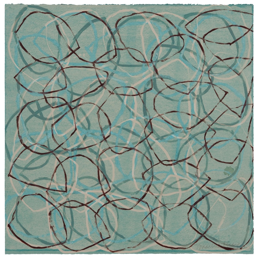 Untitled, 2011&amp;nbsp;
Monoprint
22.5 x 22.5 in. (57.1 x 57.1 cm)
KEE-0161-C