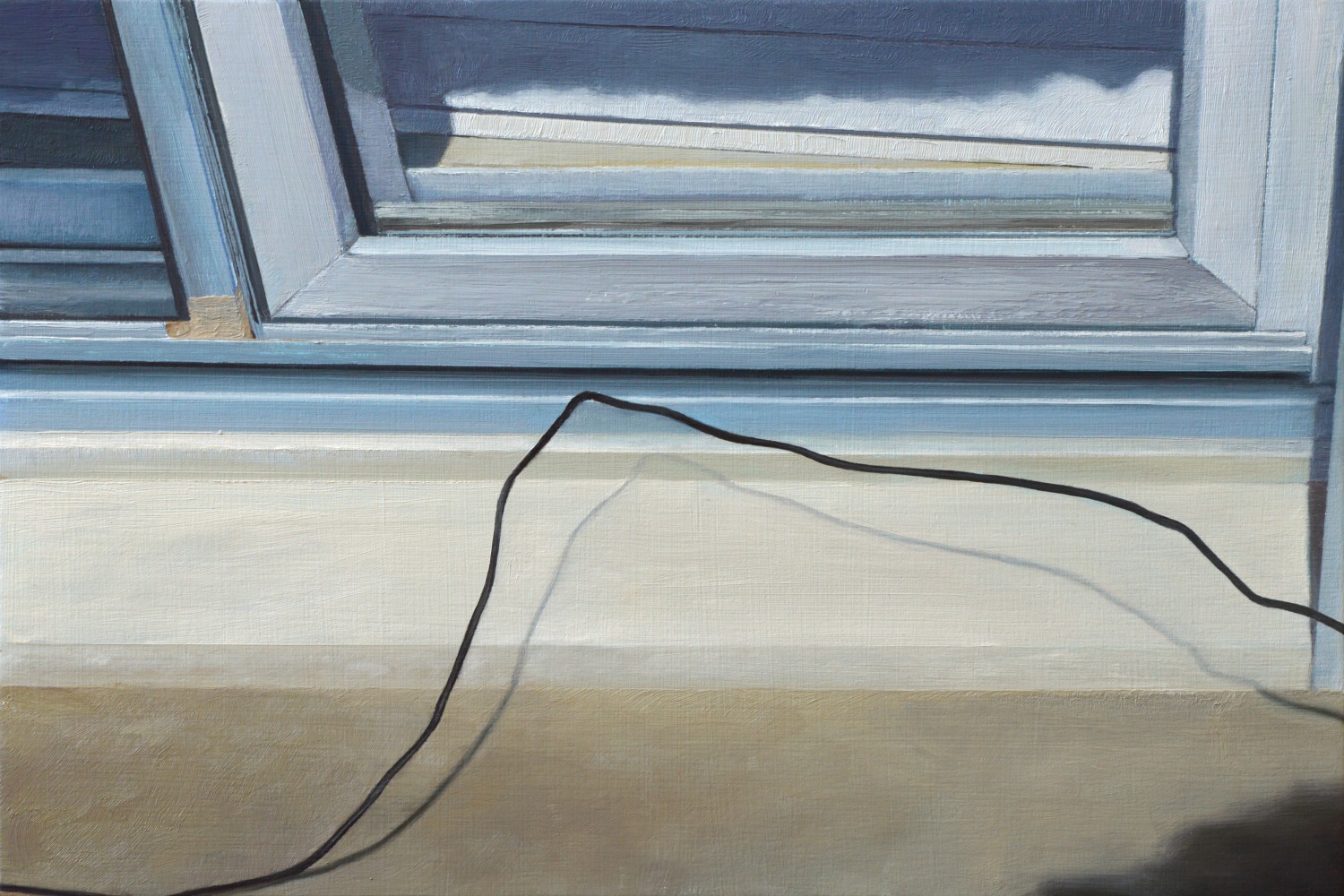 Untitled (Window and Grounding Wire),&amp;nbsp;2013
Oil on panel
12 x 18 in. (30.5 x 45.7 cm)
Hoov-1013-OS