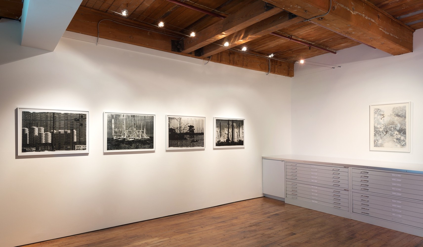 Installation of&amp;nbsp;Soledad Salam&amp;eacute;:&amp;nbsp;Looking back... Looking forward...&amp;nbsp;at Goya Contemporary, Baltimore, MD.