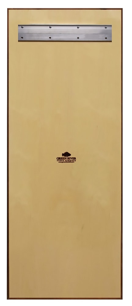 example of the reverse side of our fossil mural