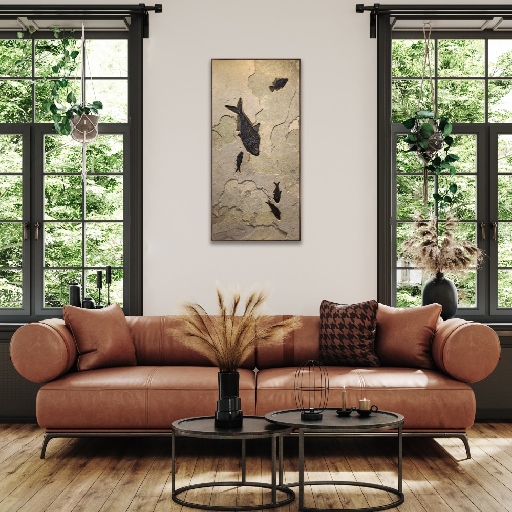 Fossil Fish Mural 9701cm