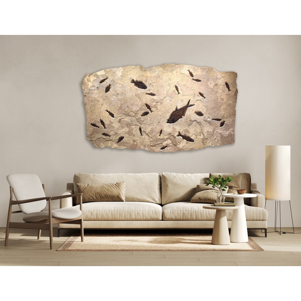 Fossil Fish Mural 8001gm