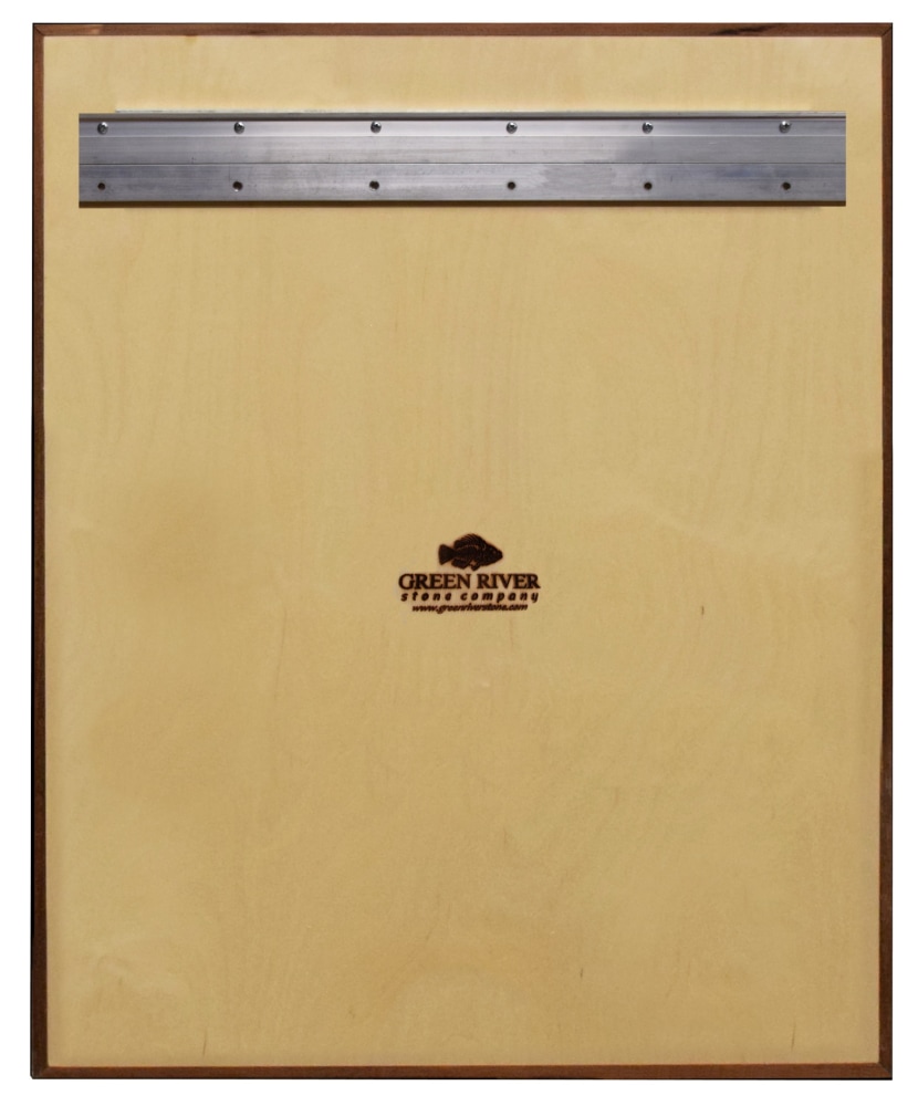 Fossil Palm and Fish Mural 9081cm (SOLD)