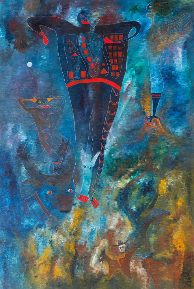 Alice Rahon

Judas y la quimera (Judas and the Chimera), 1952

Oil on canvas

71 x 47 1/4 in (180 x 120 cm)