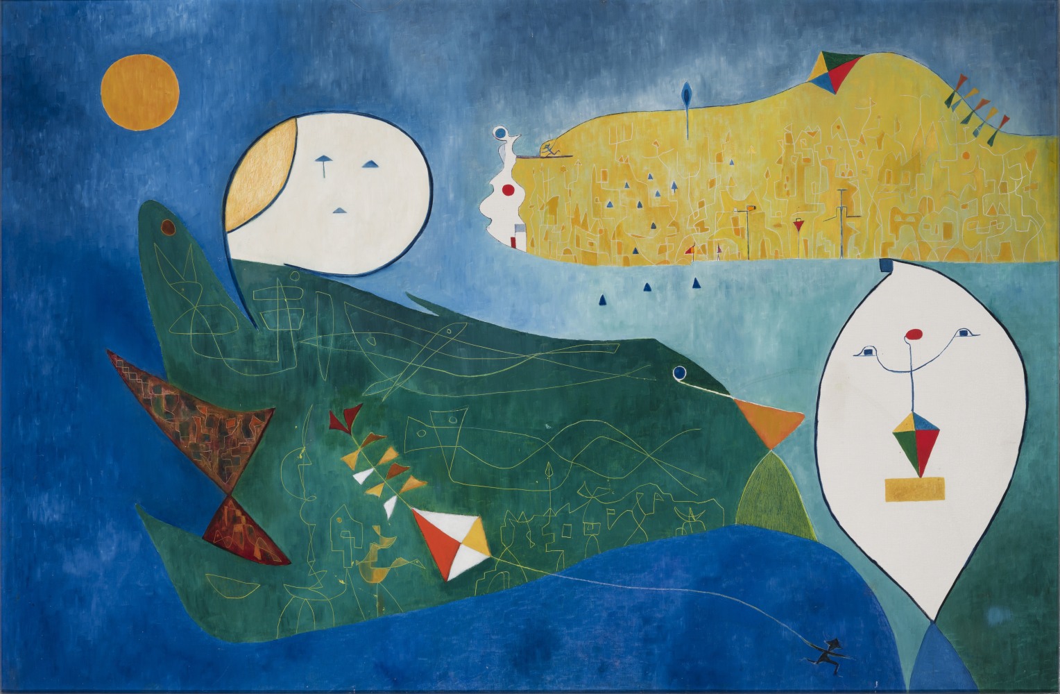 Alice Rahon

Madame Dimanche, 1965

Oil on canvas

45 5/8 x 69 1/4 in (116 x 166 cm)