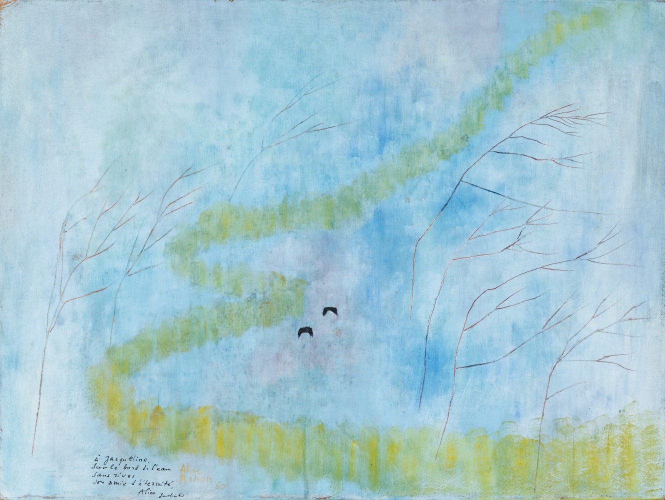 Alice Rahon

Untitled, 1960

Oil and sand on canvas board

18h x 24 in (45.7 x 61 cm)

Lucid Art Foundation, Inverness, California, United States.