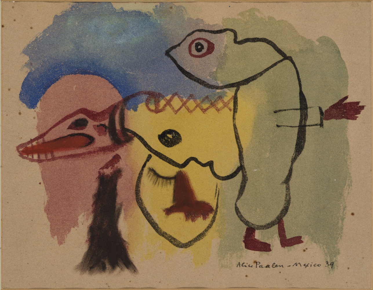 Alice Rahon

Le Shaman,&amp;nbsp;1939

Watercolor on paper

7 7/8 x 9 7/8 in (20 x 25 cm)
