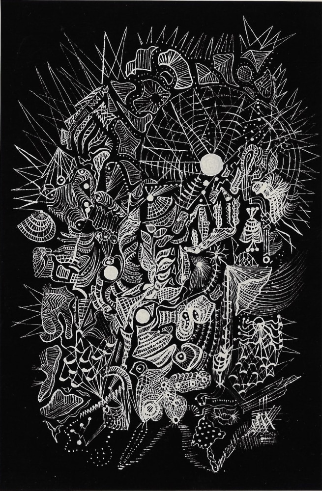 El insecto (The Insect),&amp;nbsp;from the series&amp;nbsp;Crystals in Space,&amp;nbsp;1943

Gouache on paper

9 7/8 x 6 7/16 in (25.1 x 16.4 cm)

The Museum of Modern Art, New York, NY. Gift of Jack Shear.