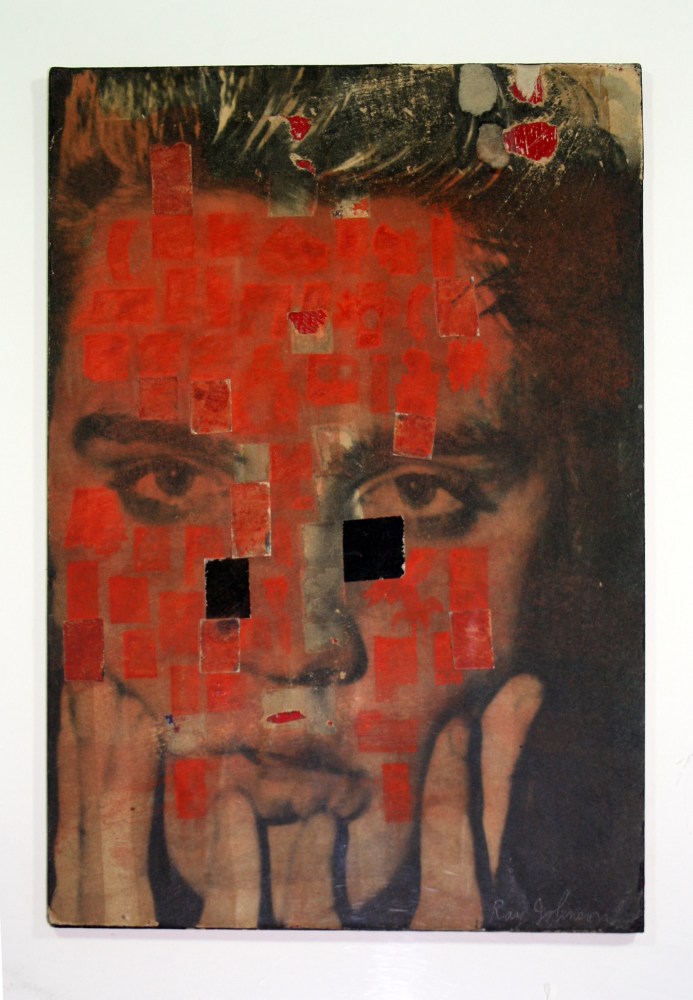 Ray Johnson, Elvis Presley #2,&amp;nbsp;1956-58, Mixed media collage on board,&amp;nbsp;10 7/8 &amp;times; 7 9/16 in., Collection of the Art Institute of Chicago, Promised gift of The William S. Wilson Collection of Ray Johnson