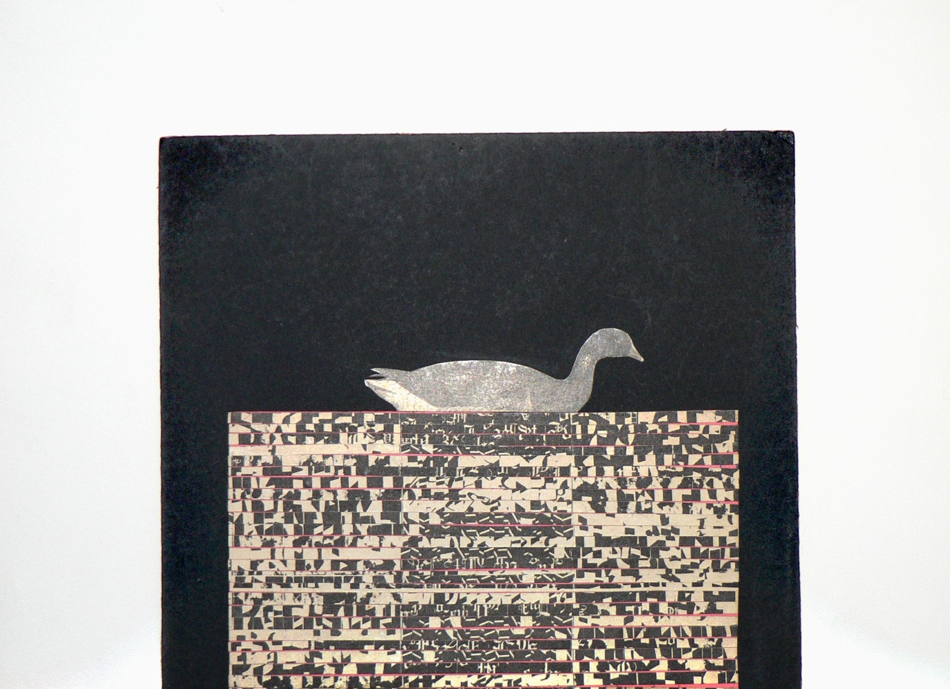 Ray Johnson, Untitled (Moticos Panel with Duck), circa 1955, Mixed media collage on illustration board, 8.375 x 11.5 (21.3 x 29.2), 16116