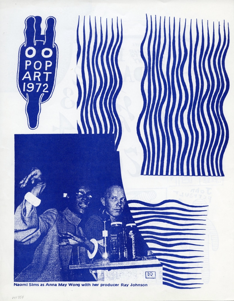 Ray Johnson,&amp;nbsp;Untitled (Pop Art 1972 with Naomi Sims),&amp;nbsp;1972+, Mail art photocopy