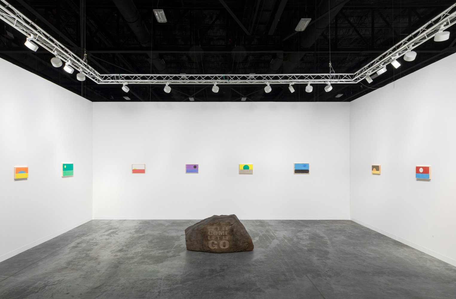 Installation view of works by various artists