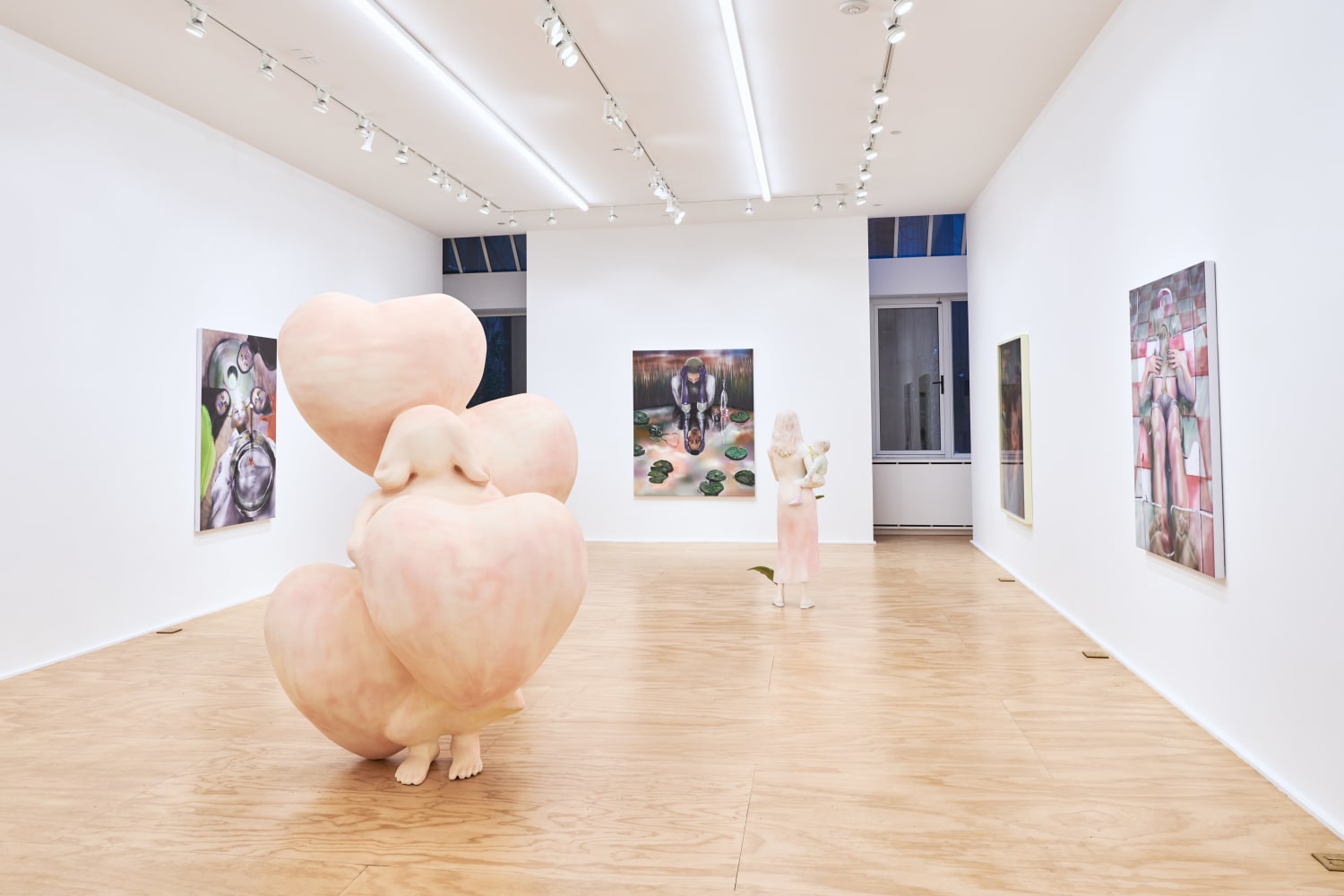 Installation view, Louisa Gagliardi and Yves Scherer