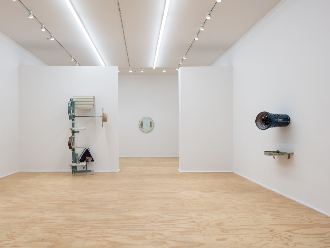 Installation view of sculptures by Magali Reus