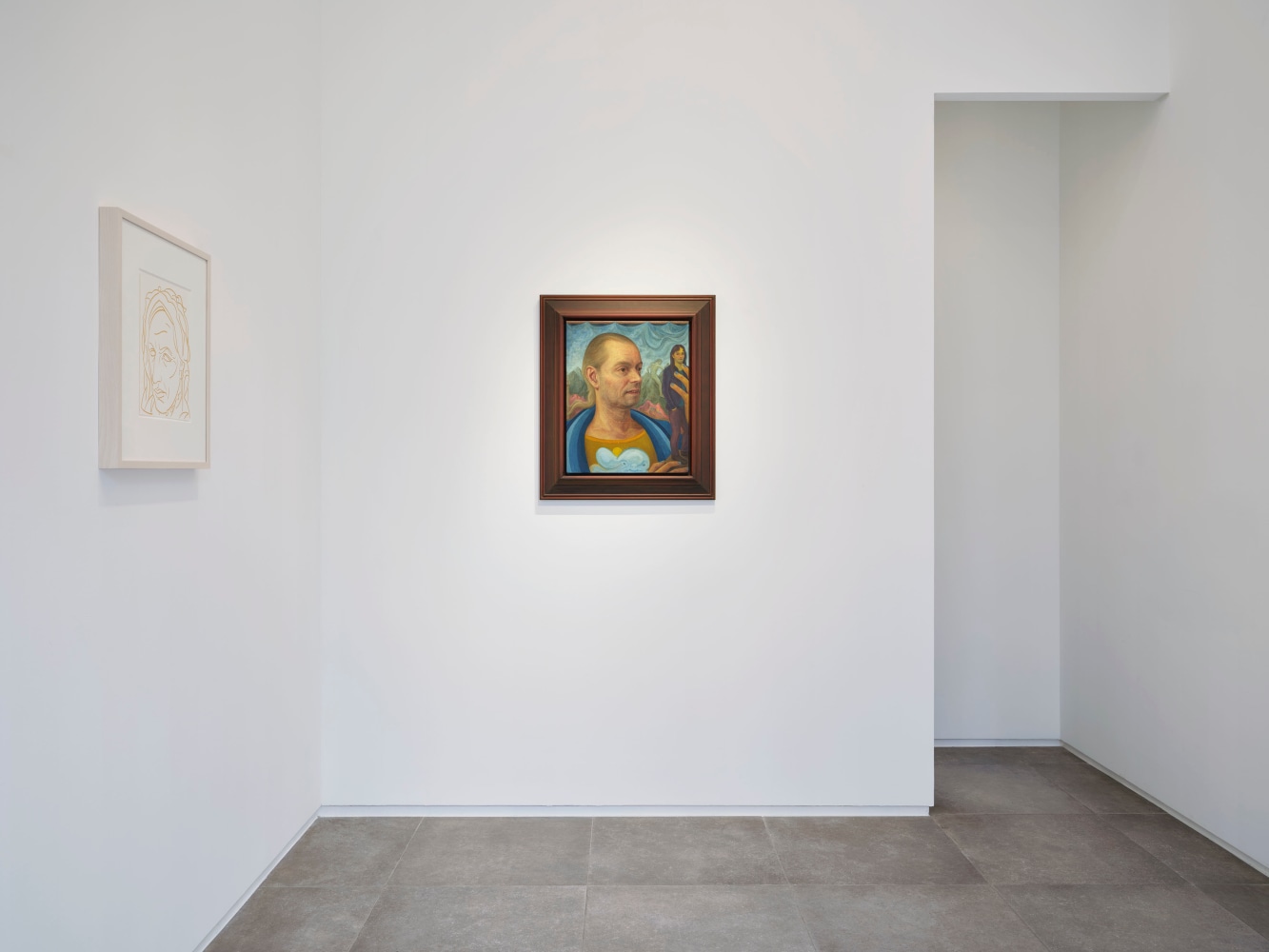 Installation view, Steven Shearer, Wools and Effigies, Galerie Eva Presenhuber x P21, Seoul, 2025