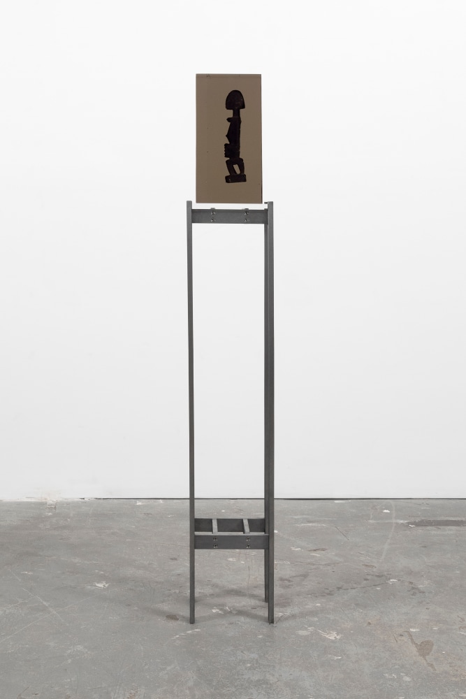 MATTHEW ANGELO HARRISON
Stoic on a Narrow Path
2024
Wooden figure, polyurethane resin, steel, acrylic
Sculpture 35 x 13.5 x 16.5 cm / 13 3/4 x 5 3/8 x 6 1/2 in
Pedestal 112 x 20 x 22 cm / 44 1/8 x 7 7/8 x 8 5/8 in
HARRI59423